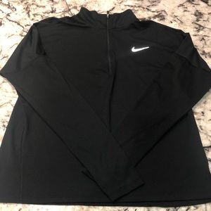 Nike Running Dri- Fit 1/4 Zip Jacket - Black